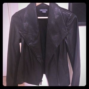 NWOT Vince Scuba Leather Jacket